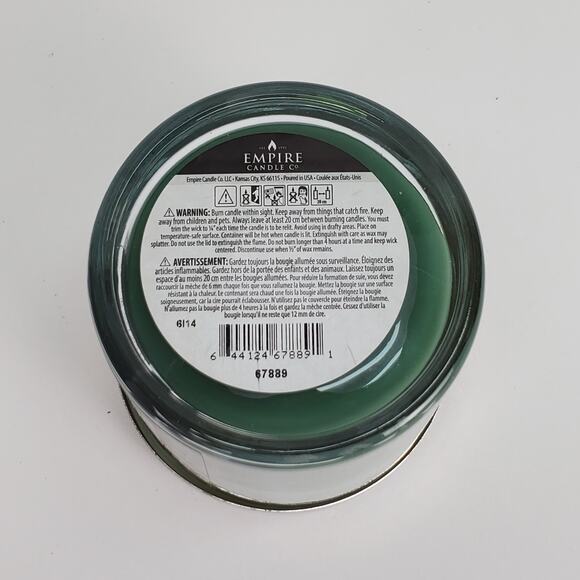 Tuscany Eucalyptus Rain 3 Wick Glass Jar Candle 14 Ounce - Picture 6 of 6